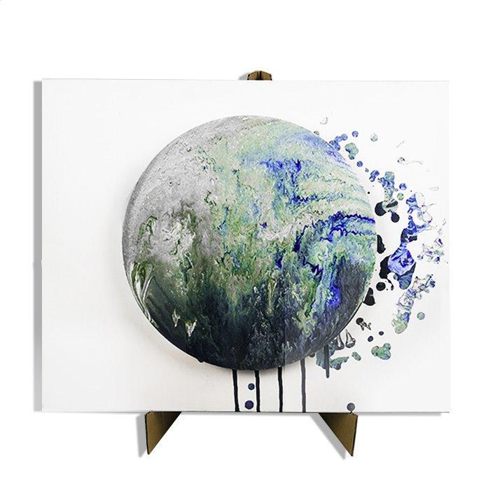 Лёгкий картонный мольберт для холста 16*20, удобен для художественной студии (арт. 04111628)