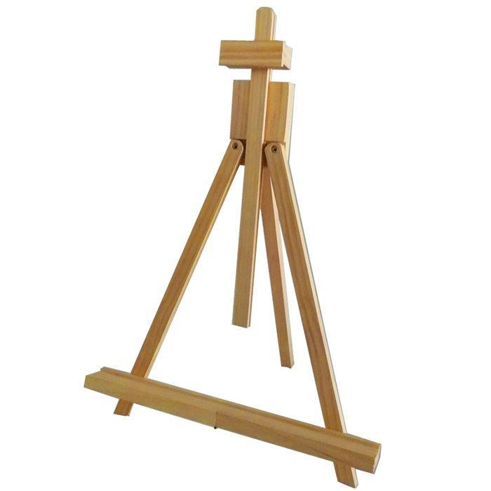 Настольный деревянный мольберт с ящиком, индивидуальный логотип (арт. 04111637)