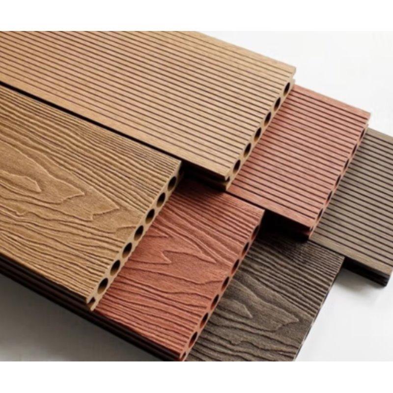 Доски Tercel WPC с деревянной текстурой, полые, для сада и террасы (арт. 04111771)