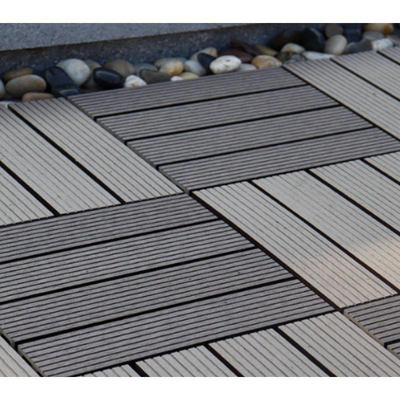 Гладкая современная плитка Tercel WPC для улицы, композитный настил (арт. 04111821)