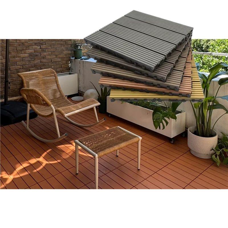 Плитка Tercel WPC 30*30 см, замковое соединение, для террасы (арт. 04111825)