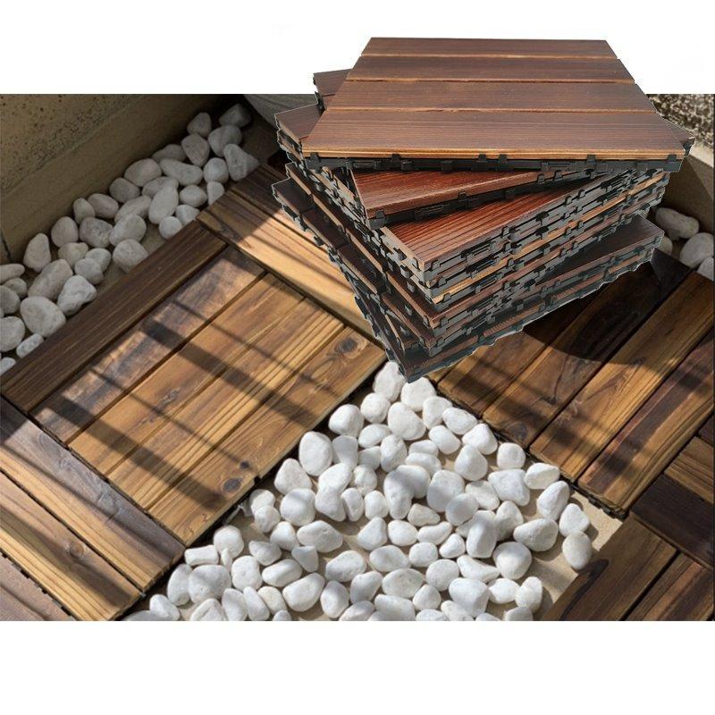 Плитка WPC, замковое соединение, для террас, композитный настил (арт. 04111834)