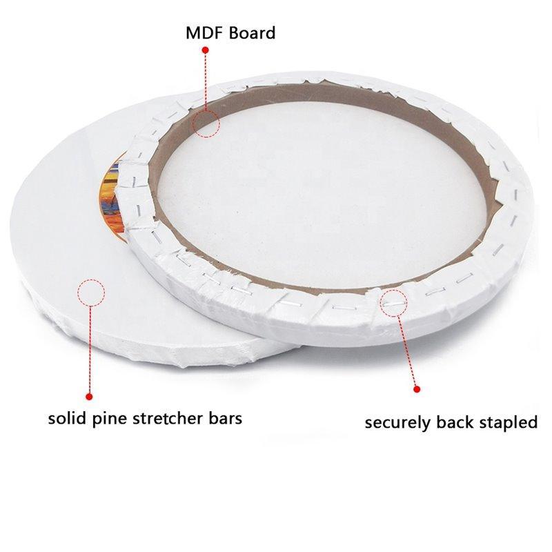 Холст круглый на мдф, индивидуальный дизайн и упаковка, для рисования (арт. 04111533)