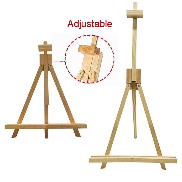 Настольный деревянный мольберт с ящиком, индивидуальный логотип (арт. 04111637)