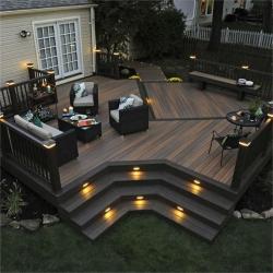 Водостойкий и долговечный композитный настил Tercel WPC 140*23мм, для патио (арт. 04111759)