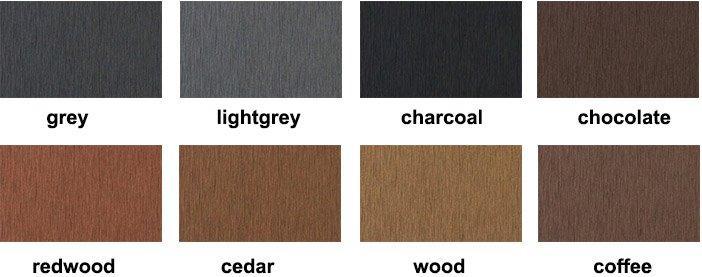 Приятный на ощупь композитный настил WPC с текстурой дерева для террасы и бассейна (арт. 04111818)