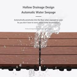 Композитная плитка Tercel 30*30 см, замковое соединение, для сада и террасы (арт. 04111820)