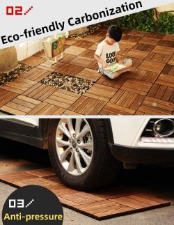 Экологичный огнеупорный настил WPC для террасы, новый дизайн (арт. 04111840)