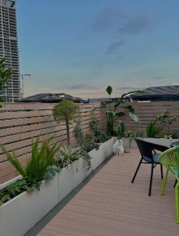 Заборные панели WPC для сада и двора, композит дерево-пластик (арт. 04111900)