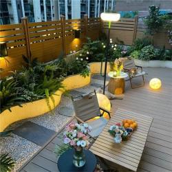 Забор Tercel WPC для террасы и сада, водостойкий, частная защита (арт. 04111901)