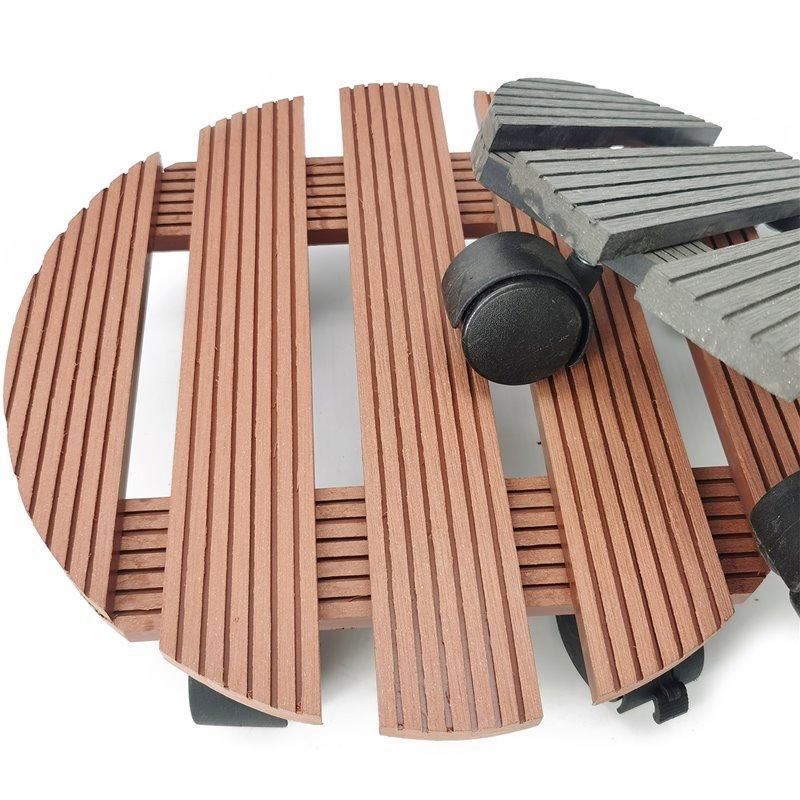 Основание для цветочного горшка WPC, легкопереносимое, защита от солнца и холода (арт. 04111945)