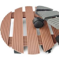 Основание для цветочного горшка WPC, легкопереносимое, защита от солнца и холода (арт. 04111945)