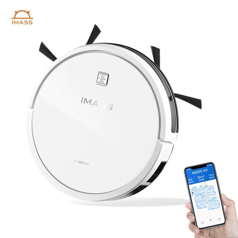 Высококачественный робот-пылесос IMASS с WiFi и поддержкой Google Home (арт. 04111222)