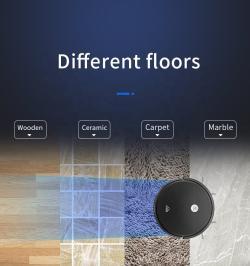 Умный робот-пылесос 2 в 1 с контейнером для пыли и компактным корпусом (арт. 04111113)