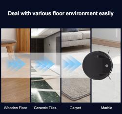 Робот-пылесос Tuya с WiFi, поддержка Alexa и Google Home (арт. 04111129)