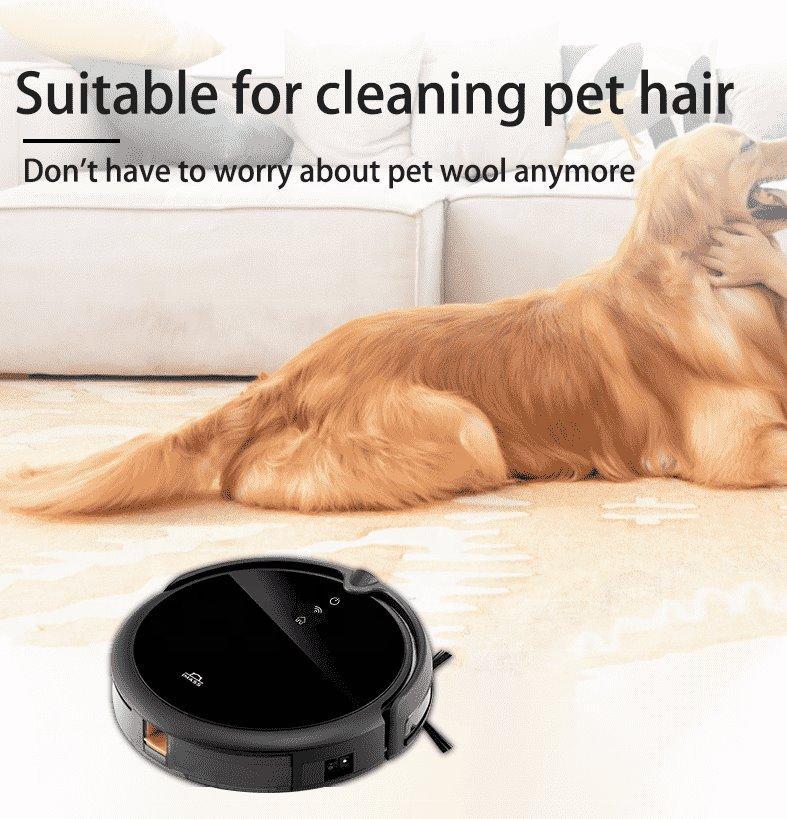 Робот-пылесос с HD камерой и мощным всасыванием, влажная уборка (арт. 04111150)