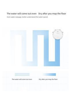 Перезаряжаемый робот-пылесос с WiFi и функцией мойки, поддержка Tuya (арт. 04111219)