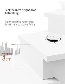 Перезаряжаемый робот-пылесос с WiFi и функцией мойки, поддержка Tuya (арт. 04111219)