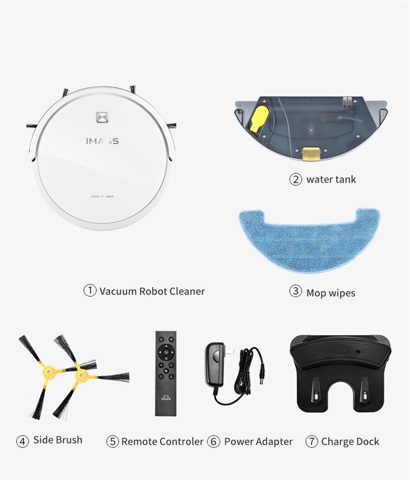 Робот-пылесос для подметания и мойки, умный пылесос для дома (арт. 04111220)