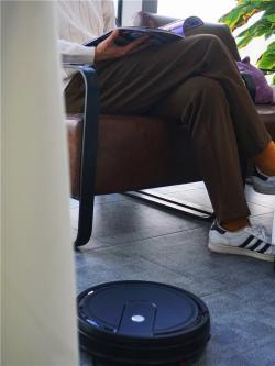 Робот-пылесос с гироскопом и функцией подметания, мощный мотор (арт. 04111231)