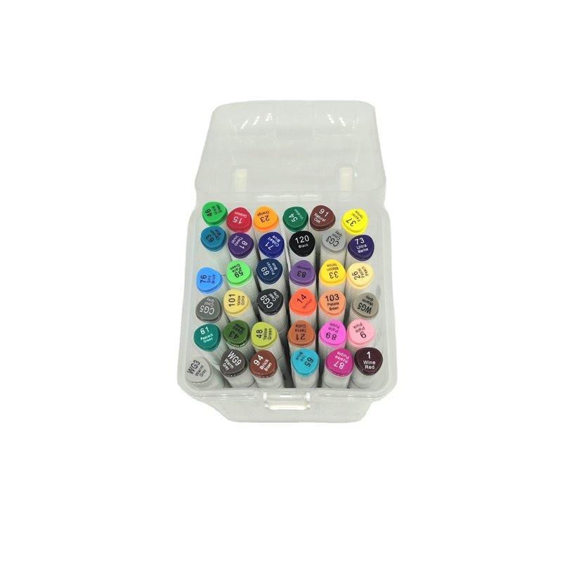 Набор маркеров для рисования на спиртовой основе, 24-168 цветов для океанского пейзажа (арт. 2711754)