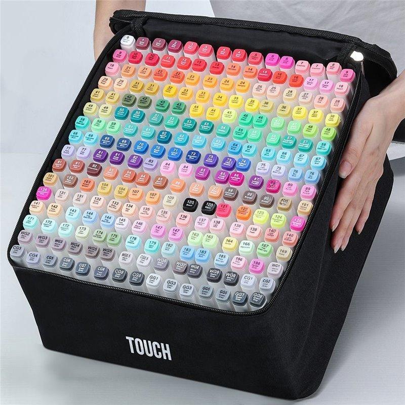 Набор маркеров с двумя концами для рисования и эскизов, 30-168 цветов, для художников и школьников (арт. 2711760)