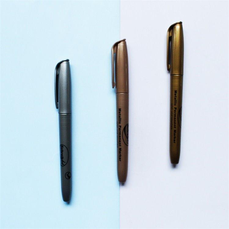 Металлические водостойкие маркеры Sharpie, золотые и серебряные для творчества и рисунков (арт. 2711790)