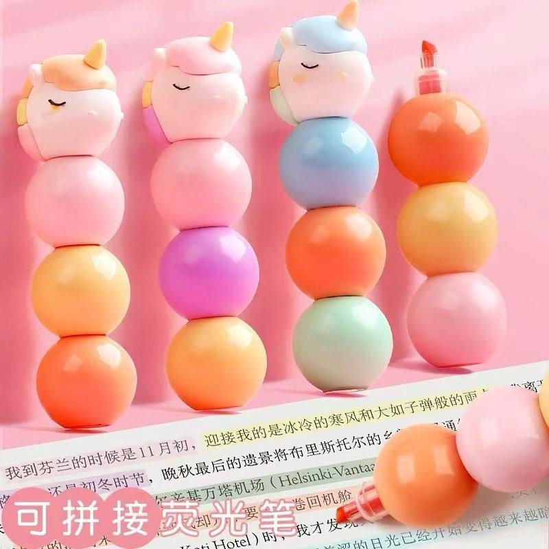 Новый дизайн мини-маркер Unicorn для рисования, школьная канцелярия для девочек (арт. 2711795)