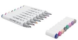 Набор маркеров с 24 цветами на основе спирта для рисования и творчества (арт. 2711750)