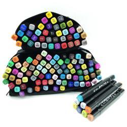 Набор маркеров с двумя концами, 12-168 цветов, для художников и дизайнеров (арт. 2711751)