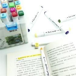 Набор маркеров для рисования на спиртовой основе, 24-168 цветов для океанского пейзажа (арт. 2711754)