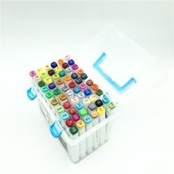 Набор маркеров для рисования и живописи для художников, с двумя концами и спиртовыми чернилами (арт. 2711755)