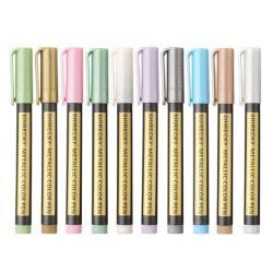 Набор акриловых маркеров для рисования и фотоальбомов с 10 цветами (арт. 2711768)