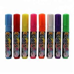 8 цветов маркера с жидким мелом, стираемый маркер для стекла и черной доски (арт. 2711778)