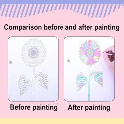 Набор из 48 гелевых ручек для рисования, пастельные и неоновые цвета, флуоресцентные маркеры (арт. 2711791)