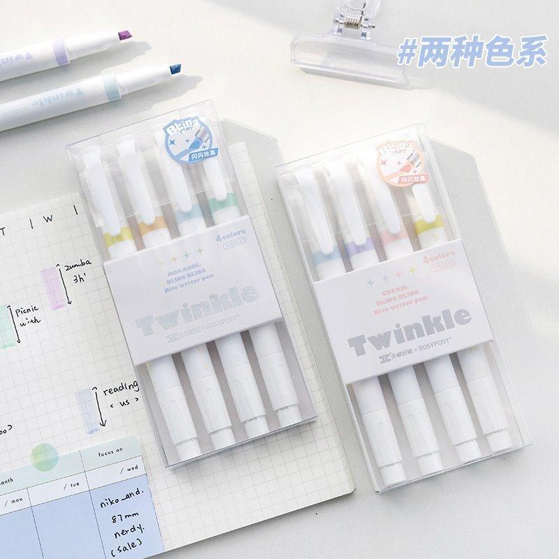 Новый дизайн маркера с блестками, двусторонний маркер для рисования и письма (арт. 2711802)