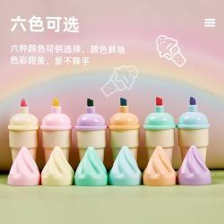 Мини маркер в форме мороженого для рисования и письма, портативный для студента (арт. 2711803)