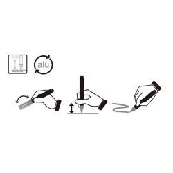 Маркер с логотипом для краски, алюминиевый ведерный маркер, водоотталкивающий, 5 мм (арт. 2811426)