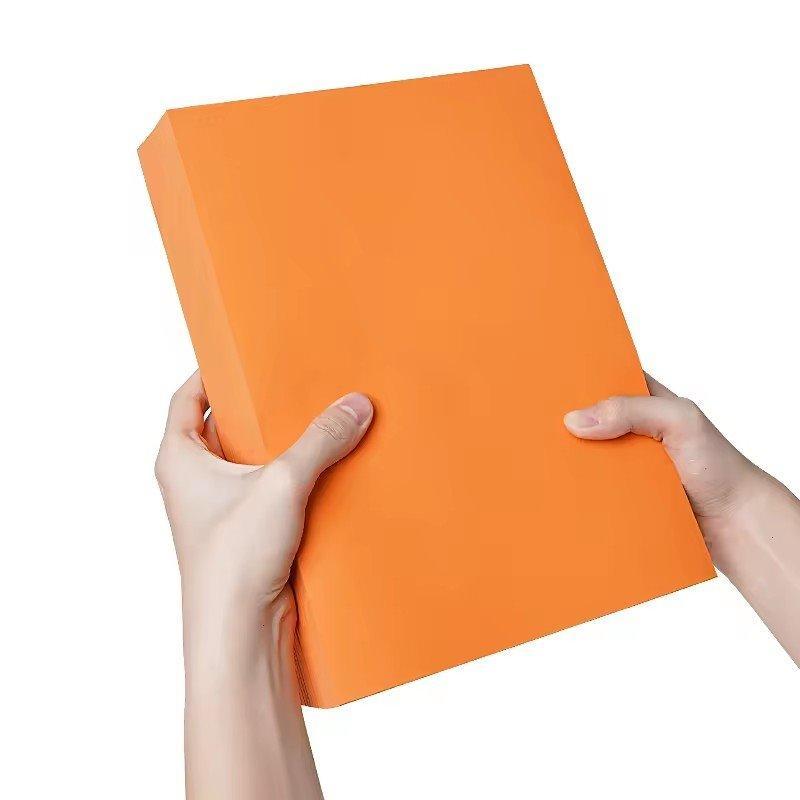 Цветная бумага A4, красная, синяя, желтая, 80 и 70 г/м², для копиров и принтеров (арт. 2711499)