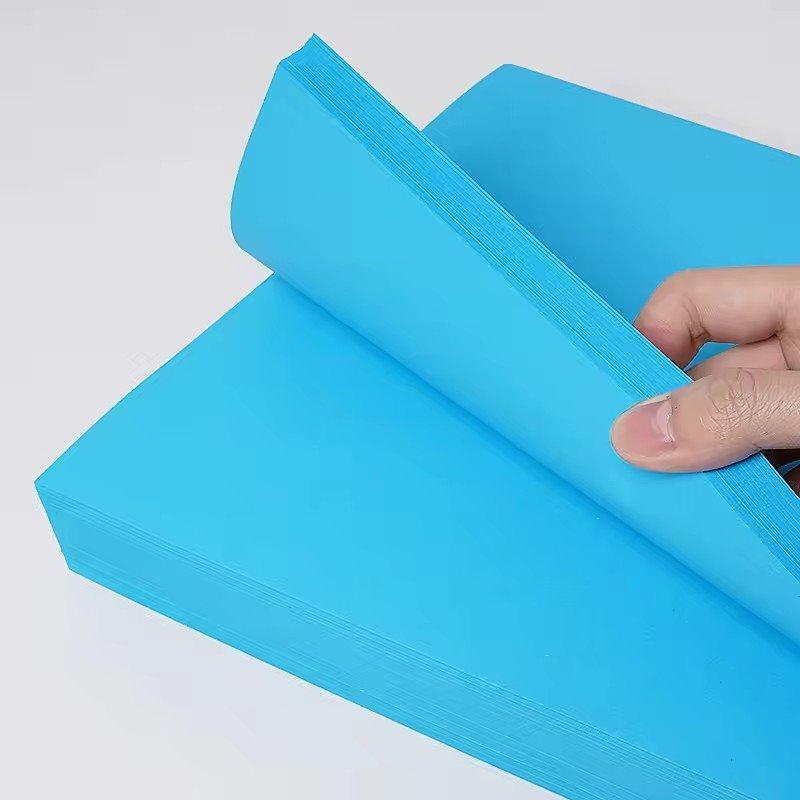 Цветная бумага A4, красная, синяя, желтая, 80 и 70 г/м², для копиров и принтеров (арт. 2711499)