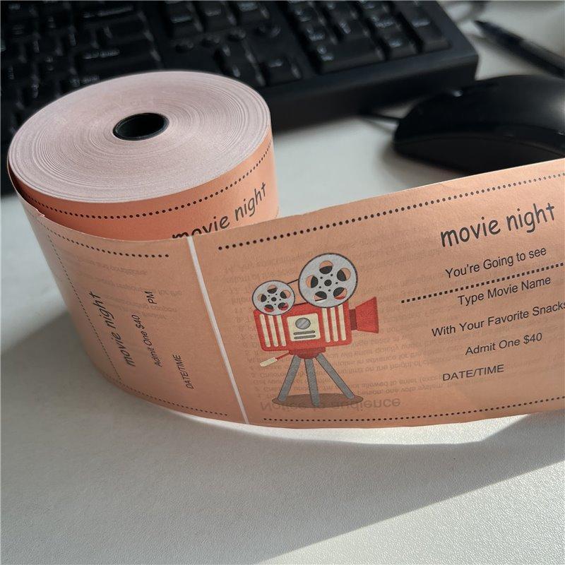 Лотерейные билеты для мероприятий с термопечатью на бумаге (арт. 2611447)