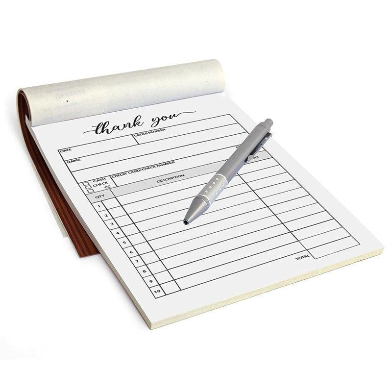 Дублирующие чековые книги для официантов и учета заказов (арт. 2611461)