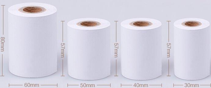 Термобумага 48–55 г/м², большие рулоны для печати квитанций (арт. 2611546)