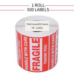 Водонепроницаемые наклейки с предупреждением для упаковки и логистики (арт. 2611628)