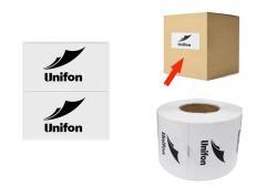 Самоклеющиеся термонаклейки 100x150 мм, 500 шт./рулон, водонепроницаемые (арт. 2611639)