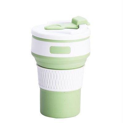 Складной силиконовый стакан 12oz и 16oz, экологичный, для кофе на вынос, с логотипом (арт. 2611608)
