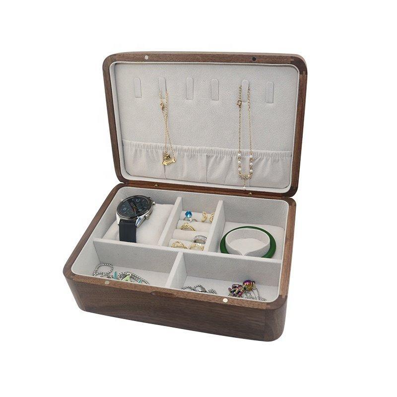 Ручной работы деревянная шкатулка для украшений и часов, из натуральных материалов (арт. 2611640)