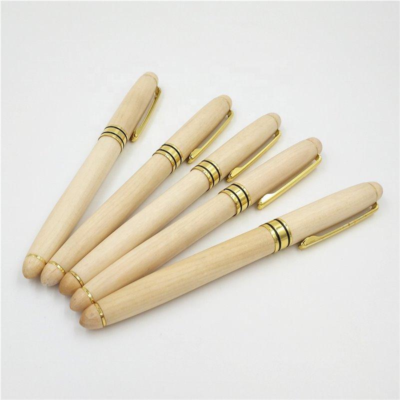 Кленовая роллер-ручка с логотипом, для подписей, стильный деловой аксессуар (арт. 2611670)