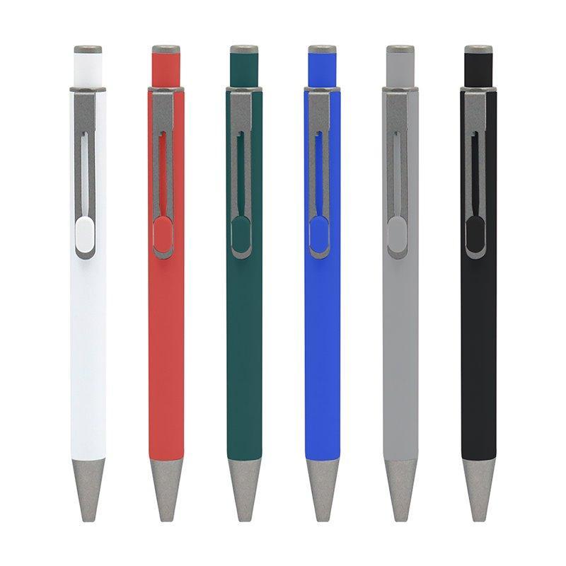 Металлическая шариковая ручка с логотипом, рекламный подарок (арт. 2611676)