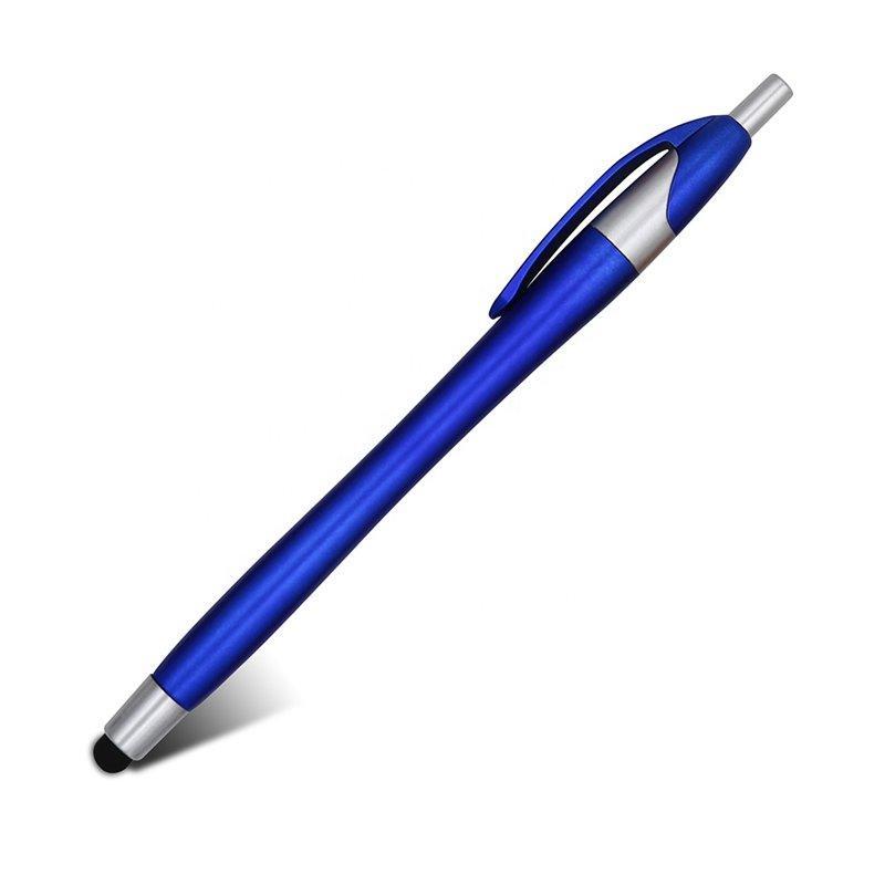 Тонкая пластиковая ручка со стилусом, для Android-устройств, на заказ (арт. 2611710)